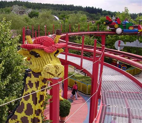 Žirafa v německém Legolandu